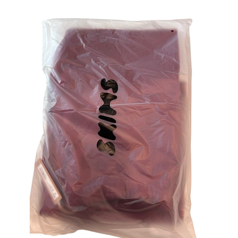 Skims Cotton Fleece Classic Straight Leg Pant Merlot Small new with tags - Picture 6 of 8